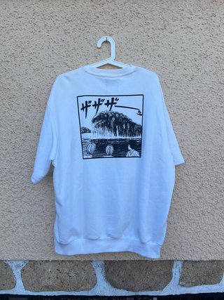 Sudadera manga corta con bolsillo