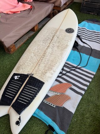Tabla Surf Retro Fish Twins Bros 6'4