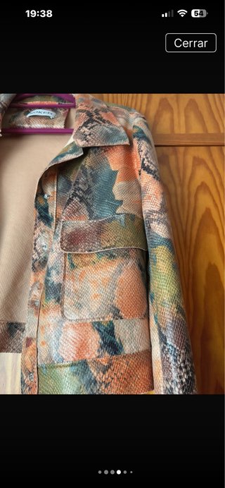 Chaqueta Koker Estampada Talla M