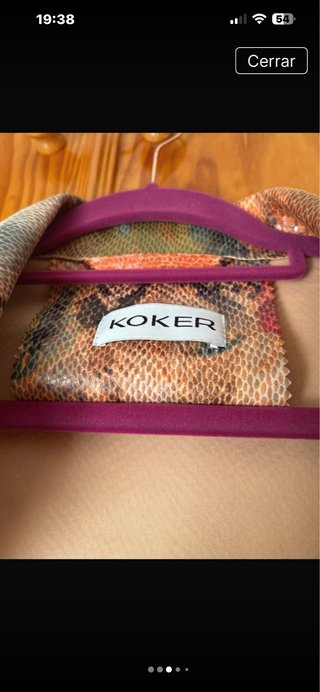 Chaqueta Koker Estampada Talla M