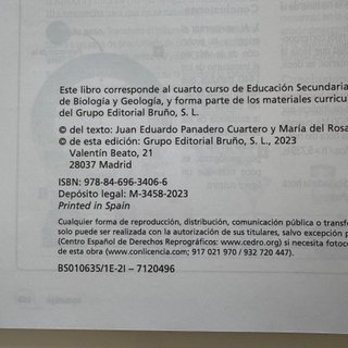Biología y Geología, 4 ESO, Proyecto 5 etapas