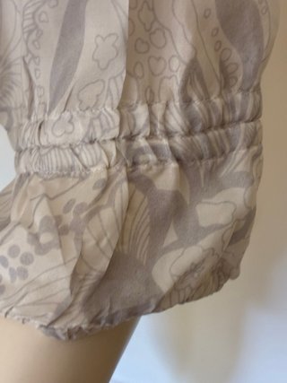 Adolfo Dominguez Camisa Beige y Rosa