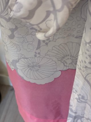 Adolfo Dominguez Camisa Beige y Rosa