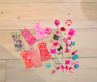 Lote de casa de muñecas Barbie