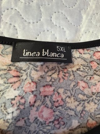 Camiseta Jane Norman flores Talla 5XL