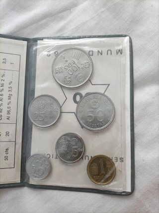 España 82 Mundial Monedas Numismática