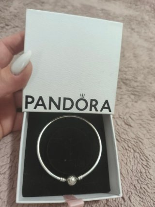 Pulsera Rígida Pandora Plata