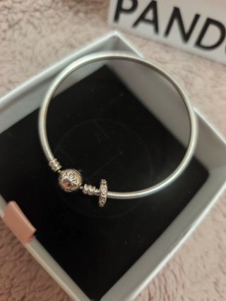Pulsera Rígida Pandora Plata