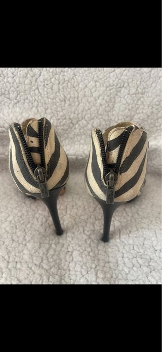 Zapatos Jimmy Choo Zebra Beige/Negro