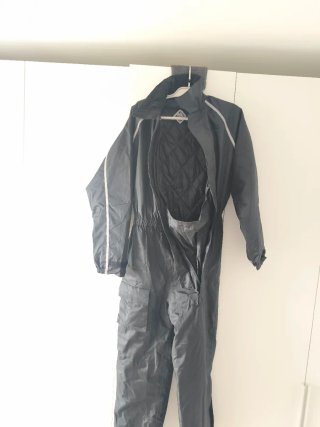Traje de moto impermeable una pieza