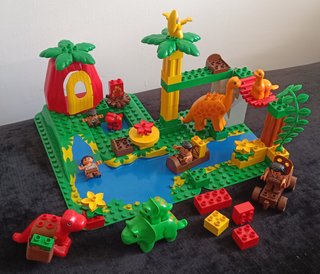 LEGO DUPLO 2604 DINO WORLD ANOS 90 COMPLETO
