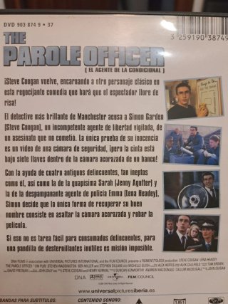 DVD The Parole Officer Steve Coogan Comedia