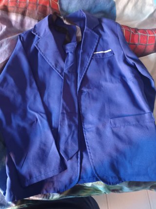 Traje azul marino talla 11 años