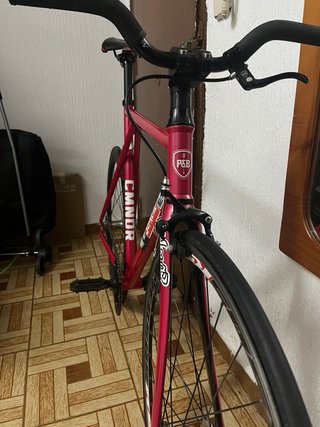 Bicicleta Fixie Roja marca polo and bike