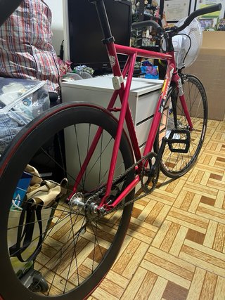 Bicicleta Fixie Roja marca polo and bike