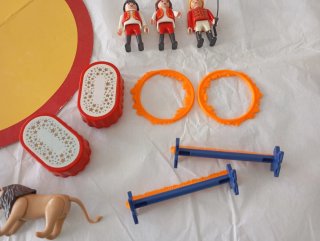 Lote Leones Domador Playmobil circo