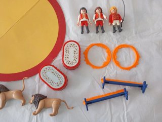 Lote Leones Domador Playmobil circo