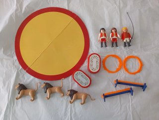 Lote Leones Domador Playmobil circo