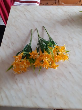 103 Fiori finti Gigli 5 colori 15 mazzi 33 cm