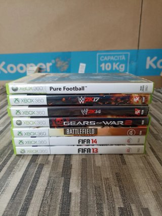 Giochi Xbox 360: Battlefield, FIFA, WWE, Pure Foot