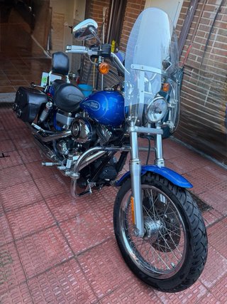 Harley Davidson Low Rider Azul del 2007