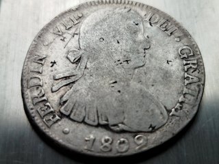 🇲🇽🇪🇸 8 Reales de plata de 1809