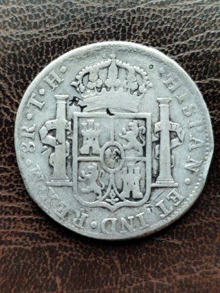 🇲🇽🇪🇸 8 Reales de plata de 1809