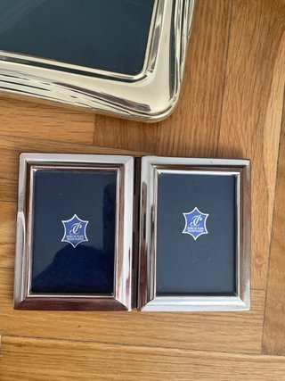 Pack 3 Marcos de Fotos Silver Plated