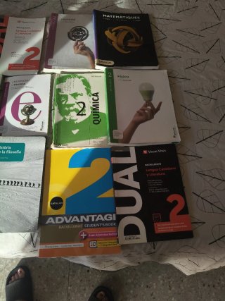 Libros de texto Bachillerato (Historia, Física, Qu