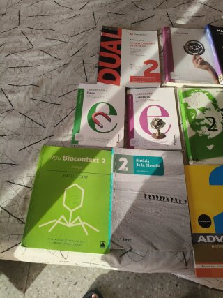 Libros de texto Bachillerato (Historia, Física, Qu