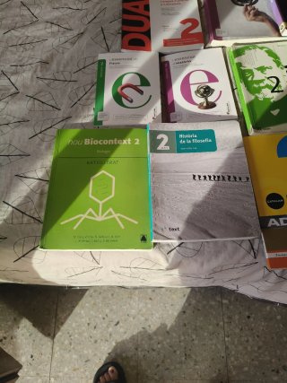 Libros de texto Bachillerato (Historia, Física, Qu