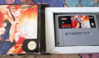 Caja y cartucho SNES Final Fight 2 PAL
