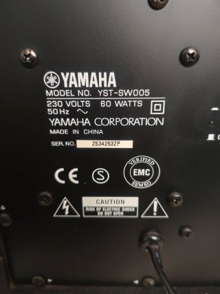 Yamaha YST-SW005 Subwoofer Activo 60W