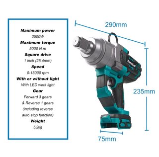 Llave de Impacto 21V CAMIONES