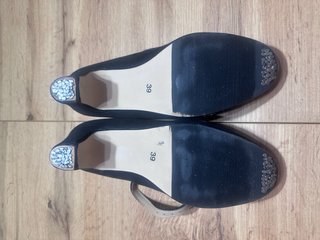 Zapatos Sevillanas Ante Negro Talla 39