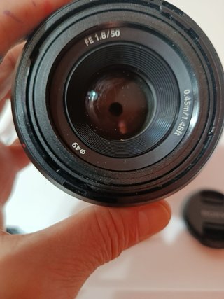 Sony FE 50mm f/1.8 Objetivo