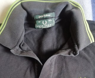 Polo Fred Perry Uomo Taglia M Logo Verde