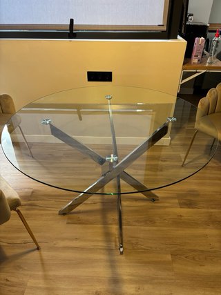 Mesa Comedor Cristal 120cm