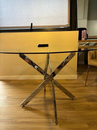 Mesa Comedor Cristal 120cm