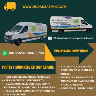 Mudanzas y vaciado al punto limpio Madrid y sierra