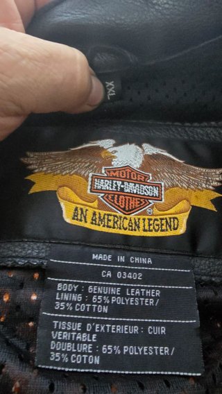Chaqueta Piel Harley Davidson Águila