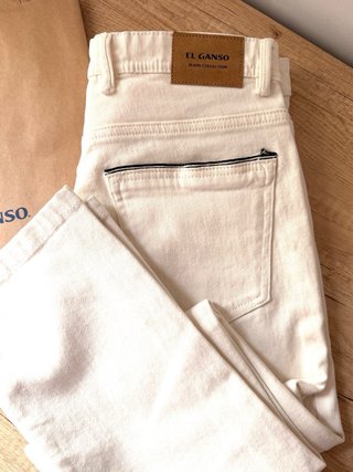 Pantalon denim crudo Ganso