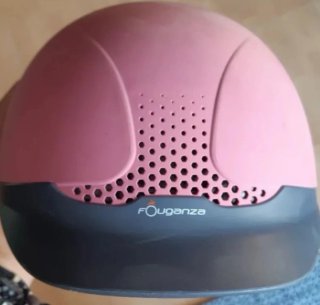 Casco equitación rosa