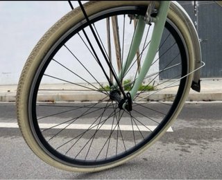 Bicicleta Vintage Mint con Cesta y Alforjas