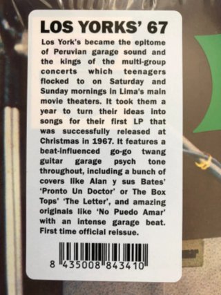 Los York's: '67 Vinilo Reissue 2023