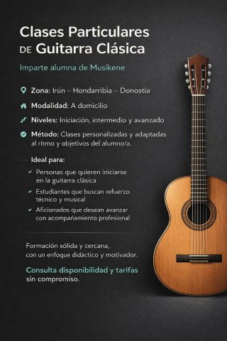 VERANO - Clases de guitarra clásica