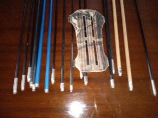 Conjunto Arquero Cuero Flechas