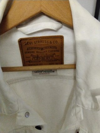 Cazadora Vaquera Levi's Blanca Talla M