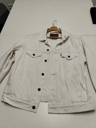 Cazadora Vaquera Levi's Blanca Talla M