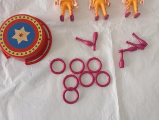 Lote Malabaristas Playmobil circo